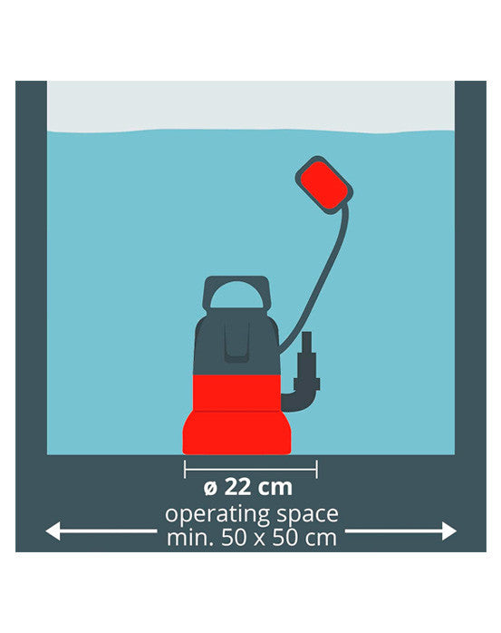 Bomba aguas limpias sumergible 220W Einhell GC-SP 2275 - 3
