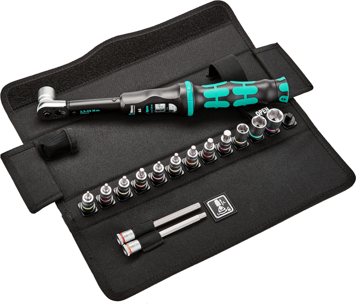 Set di cacciaviti per biciclette 16 pezzi Wera Bicycle Set Torque 1 rif.004180