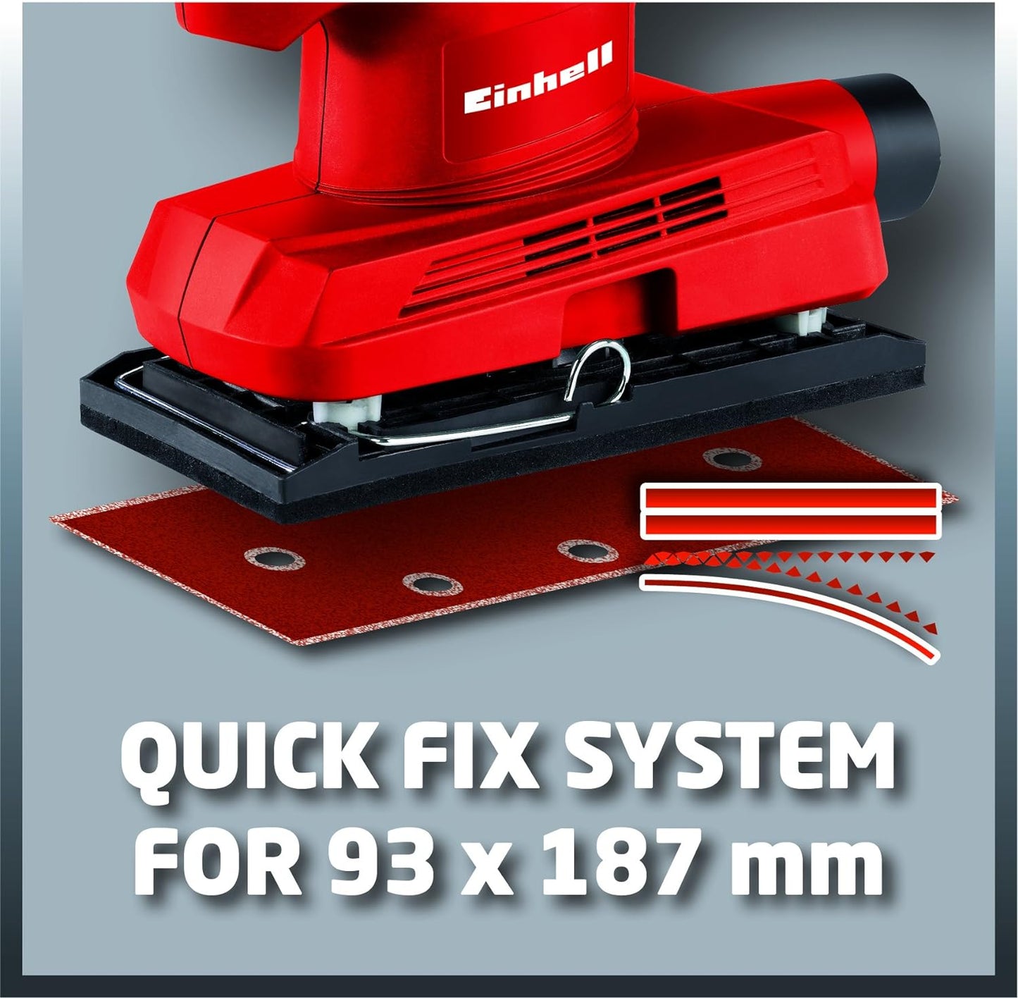 Levigatrice orbitale 150W 90x187mm Einhell TC-OS 1520