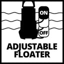 Bomba de Aguas sucias 1.300W 23.000L/h Einhell GC-DP 1340 G