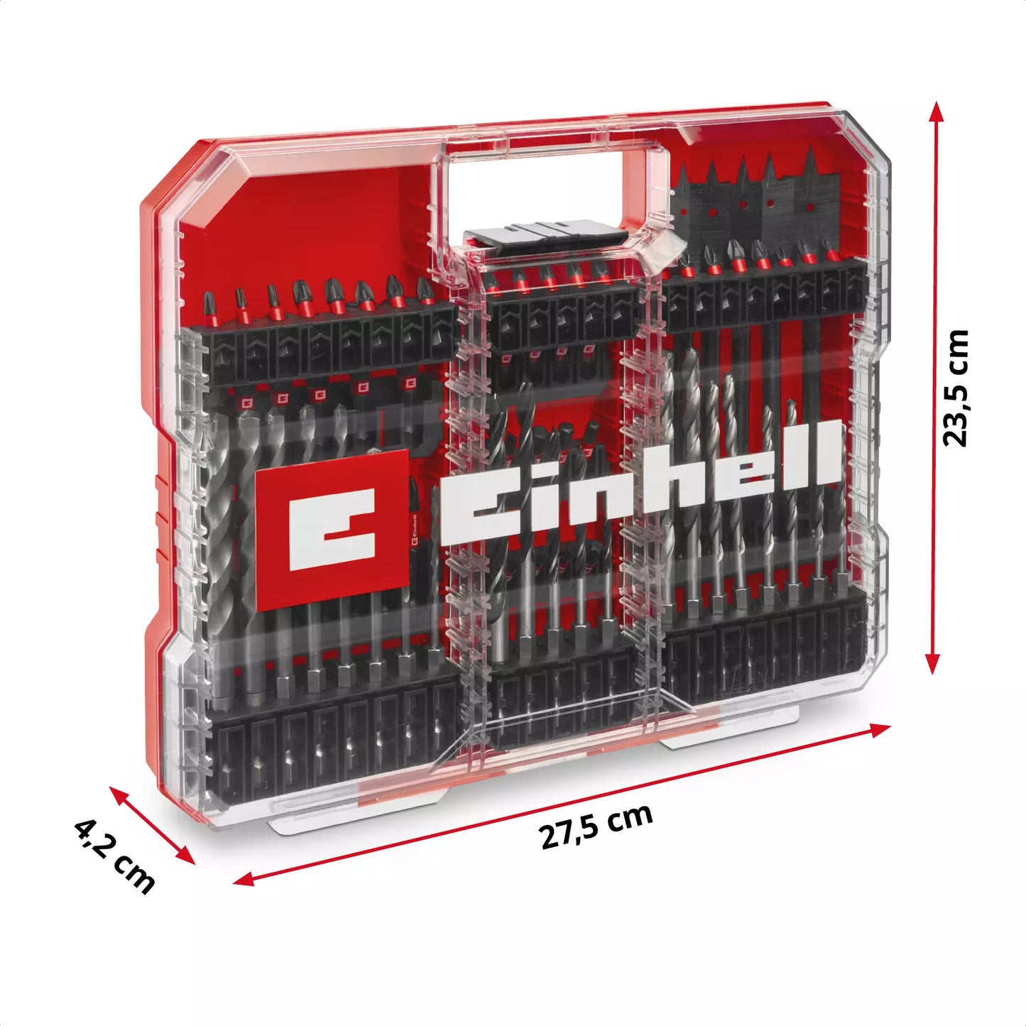 Juego de puntas y brocas XL-CASE 95pcs LS Einhell 49108798