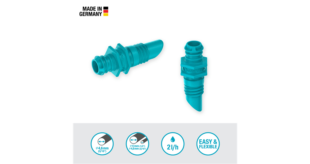 Testa del gocciolatore 2l/h 25 pz. Gardena 13307-20