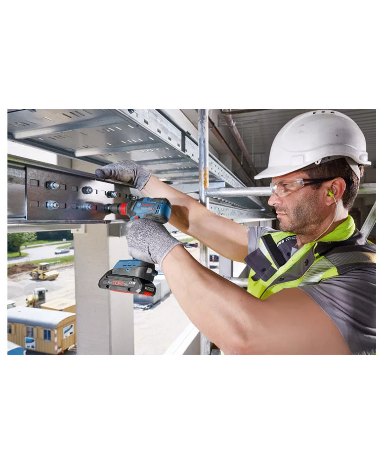 Avvitatore a impulsi 18V 200Nm + 2bat 4Ah + caricatore + custodia Bosh GDX 18V-200