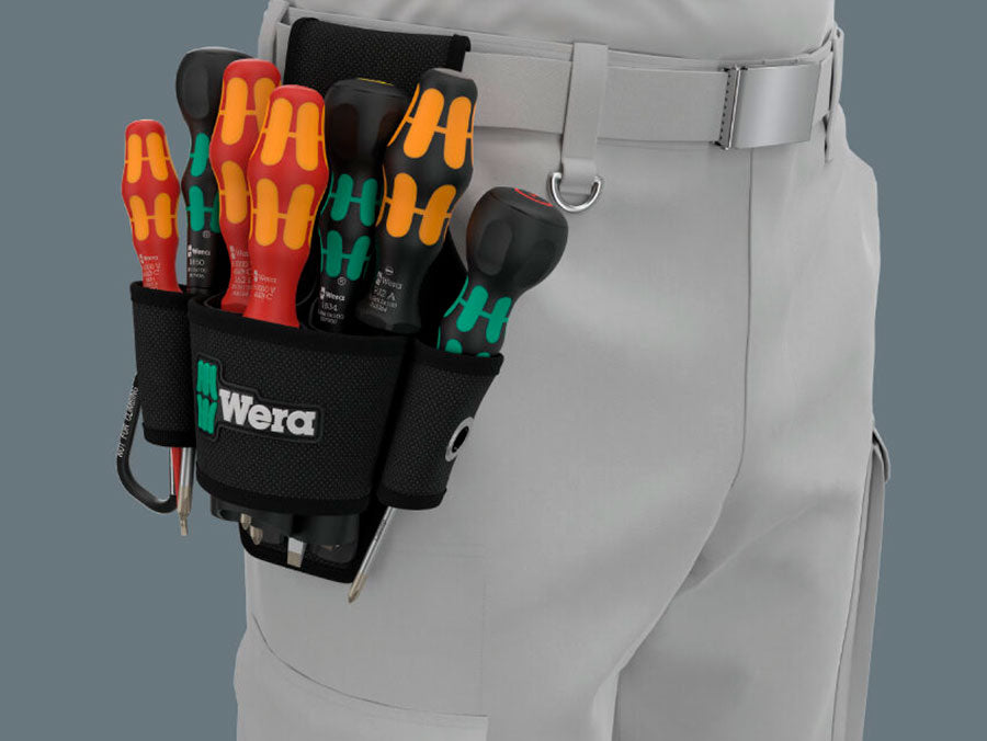 Marsupio da cintura set 2 8 pezzi Wera 9621