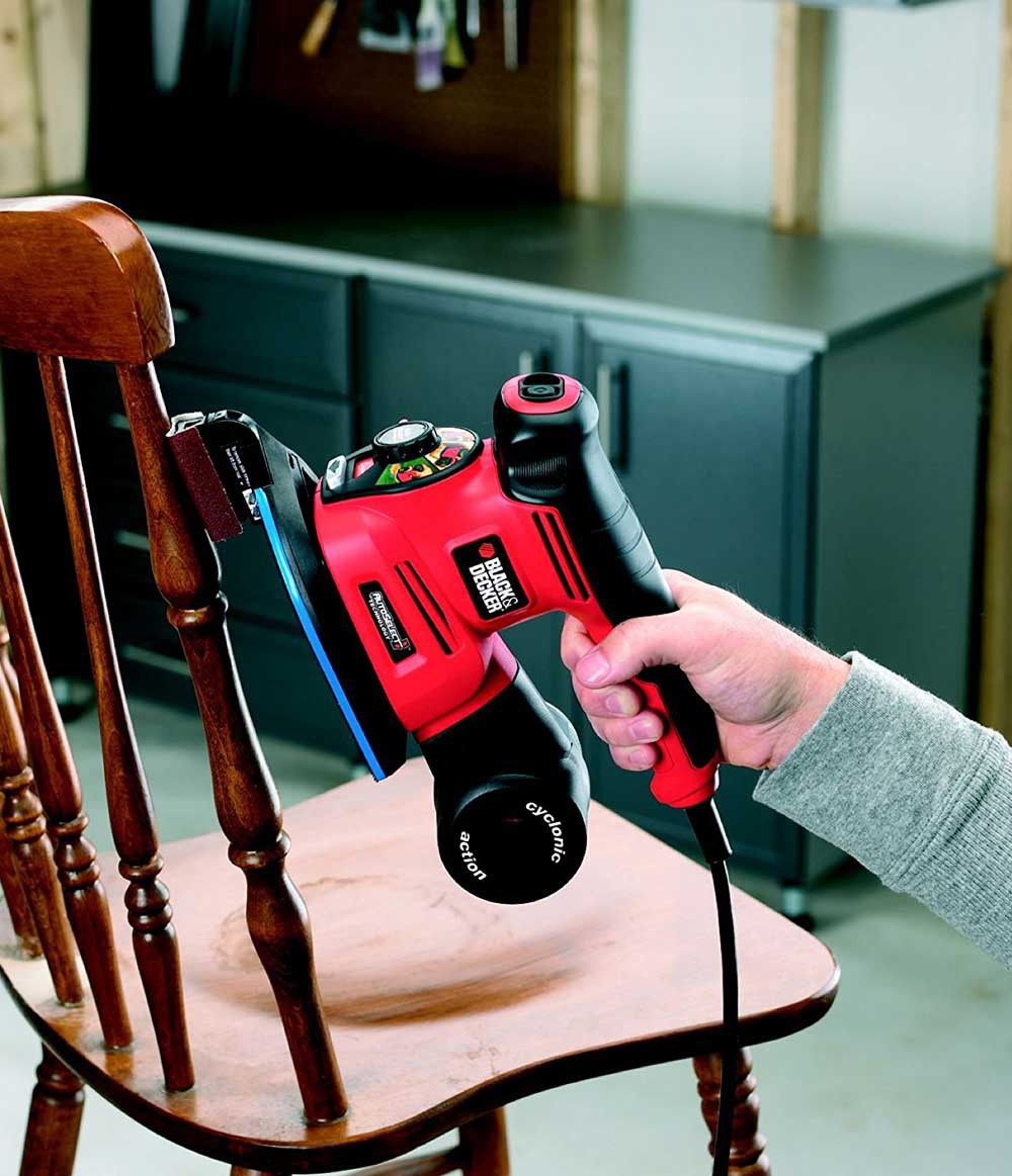 Lijadora multifuncional Black&Decker KA280LK - 220w tecnología autoselect 4 en 1 con 22accesorios y bolsa de transporte