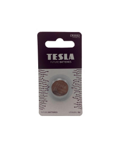 Confezione in blister di 1 batteria a bottone Tesla CR2032 da 3V  - 1