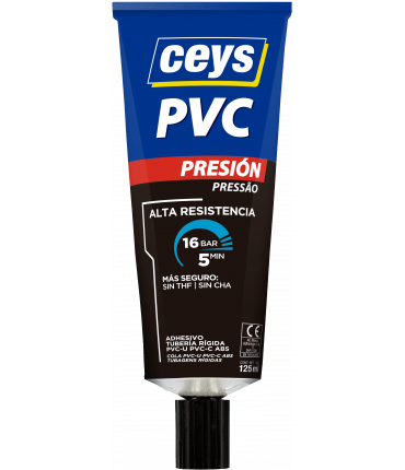 Tubo Adhesivo para tuberías rígidas de PVC PRESIÓN Ceys 125ml