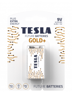 Blister 1 pila Tesla 9V GOLD+ 6LR61