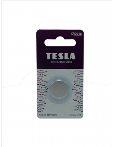 Blister 1 pila de Botón 3V Tesla CR2016