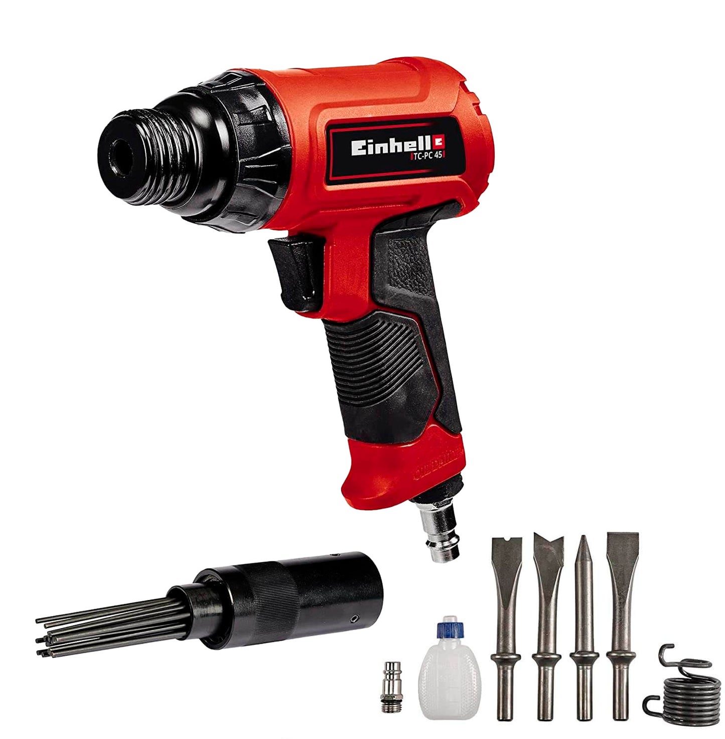 Martello pneumatico 1,2J con 8 accessori e valigetta Einhell TC-PC 45