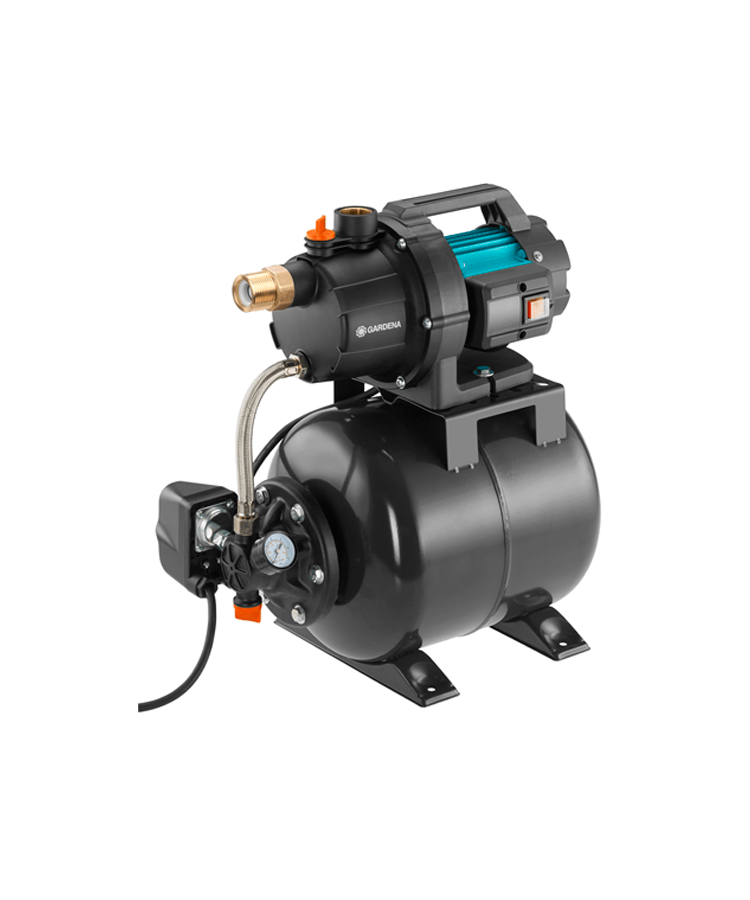 Set di pressurizzazione 3700/4 Portata 3.700l/h Gardena DSG9023-20