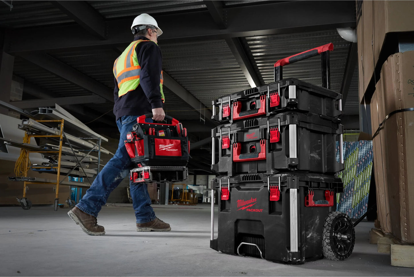 PACKOUT Milwaukee Cassetta portautensili da 3 pezzi