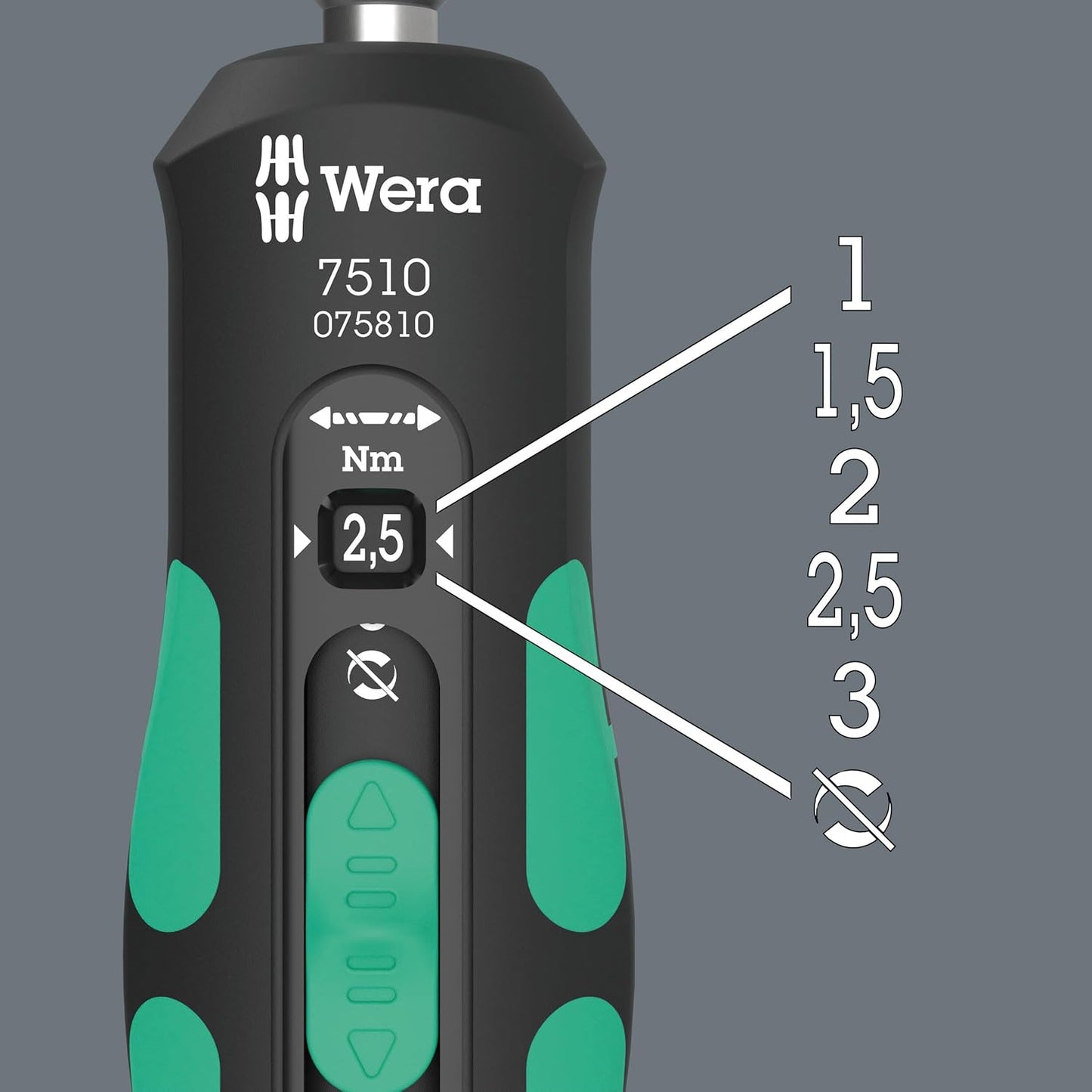Juego de herramientas de 14 piezas para plaquitas de torneado Safe-Torque Speed Wera 7510/14