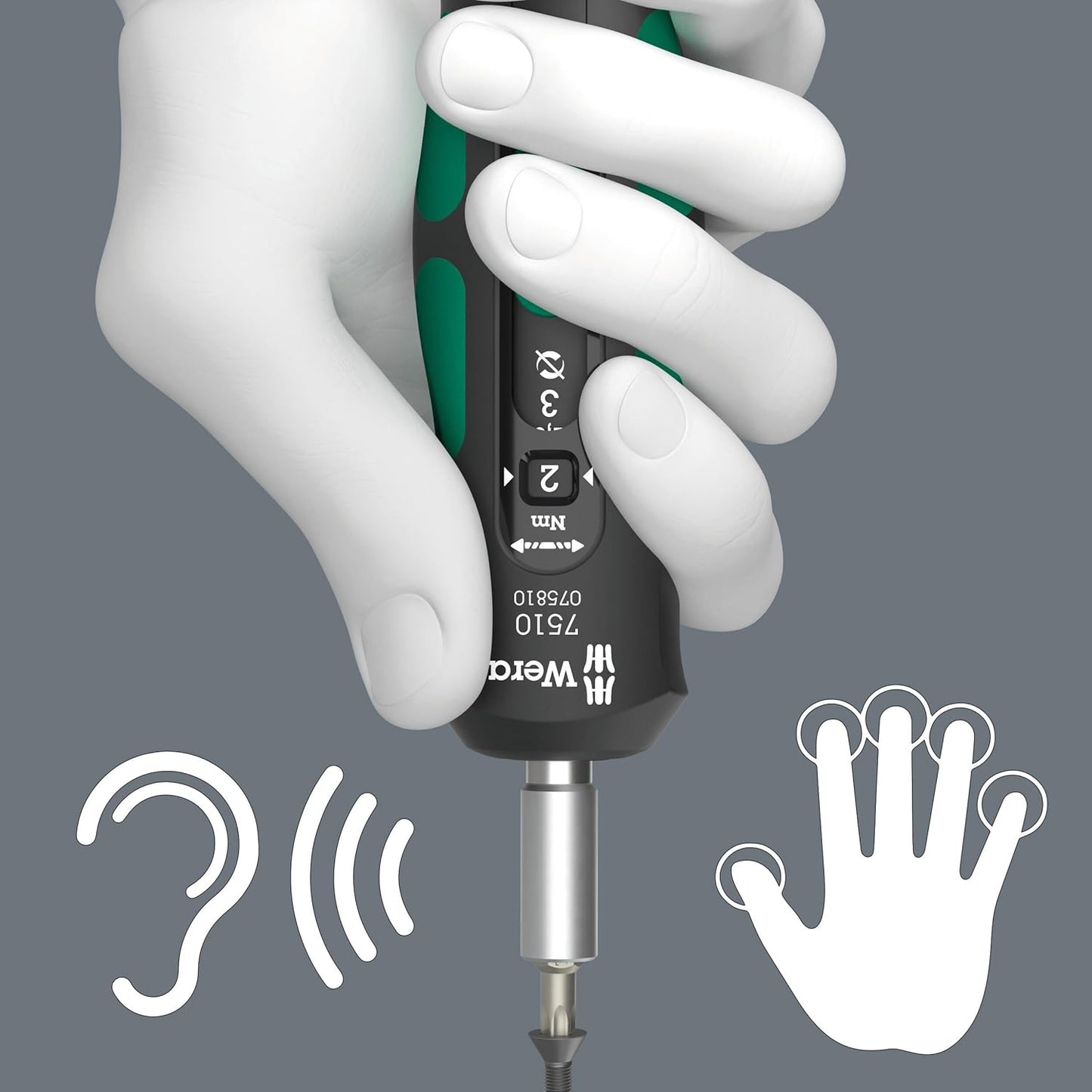 Juego de herramientas de 14 piezas para plaquitas de torneado Safe-Torque Speed Wera 7510/14