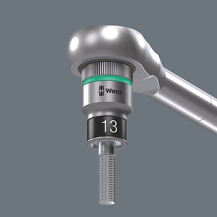 Set di chiavi a bussola Zyklop con funzione di bloccaggio 10 pezzi Wera 8790 HMC HF