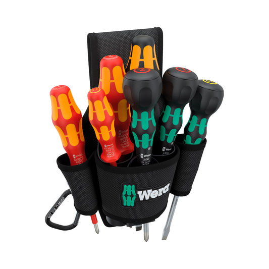 Marsupio da cintura set 2 8 pezzi Wera 9621
