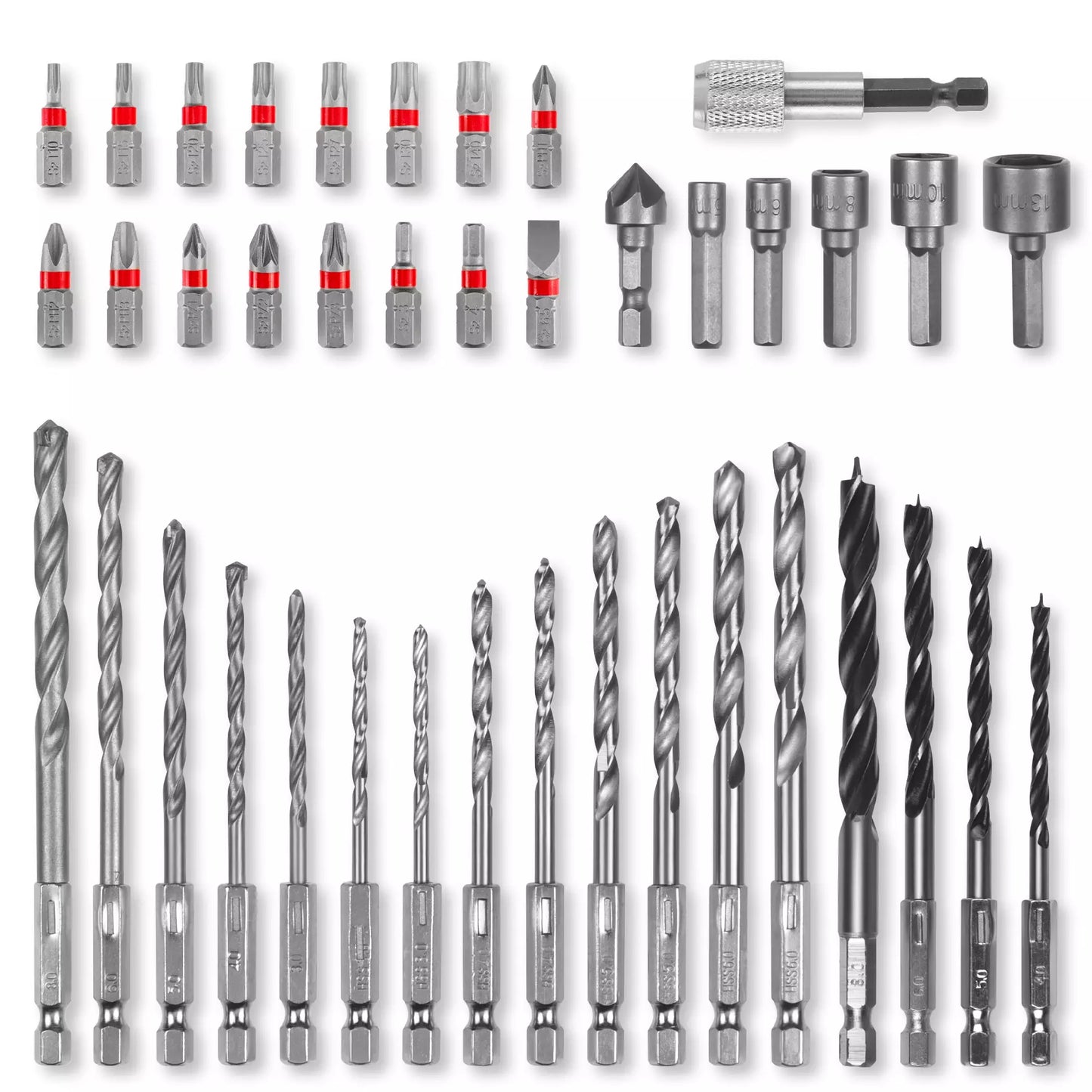 Juego de puntas y brocas L-CASE 40pcs LS Einhell 49109053