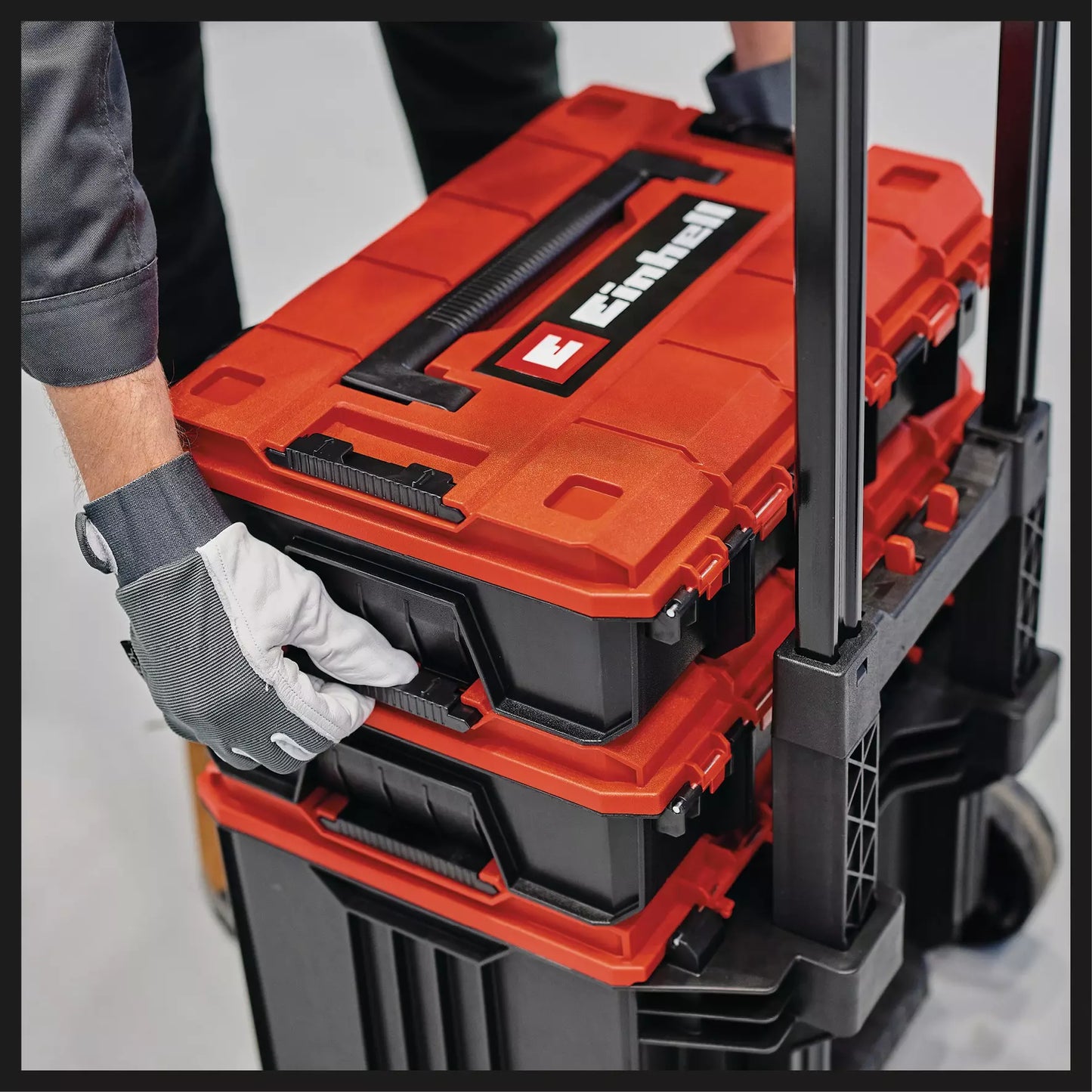 Sistema de maletines con ruedas Einhell E-Case Tower