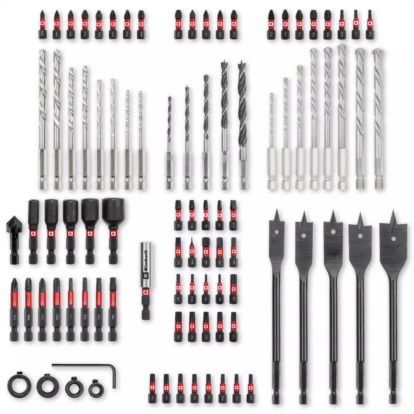 Juego de puntas y brocas XL-CASE 95pcs LS Einhell 49108798