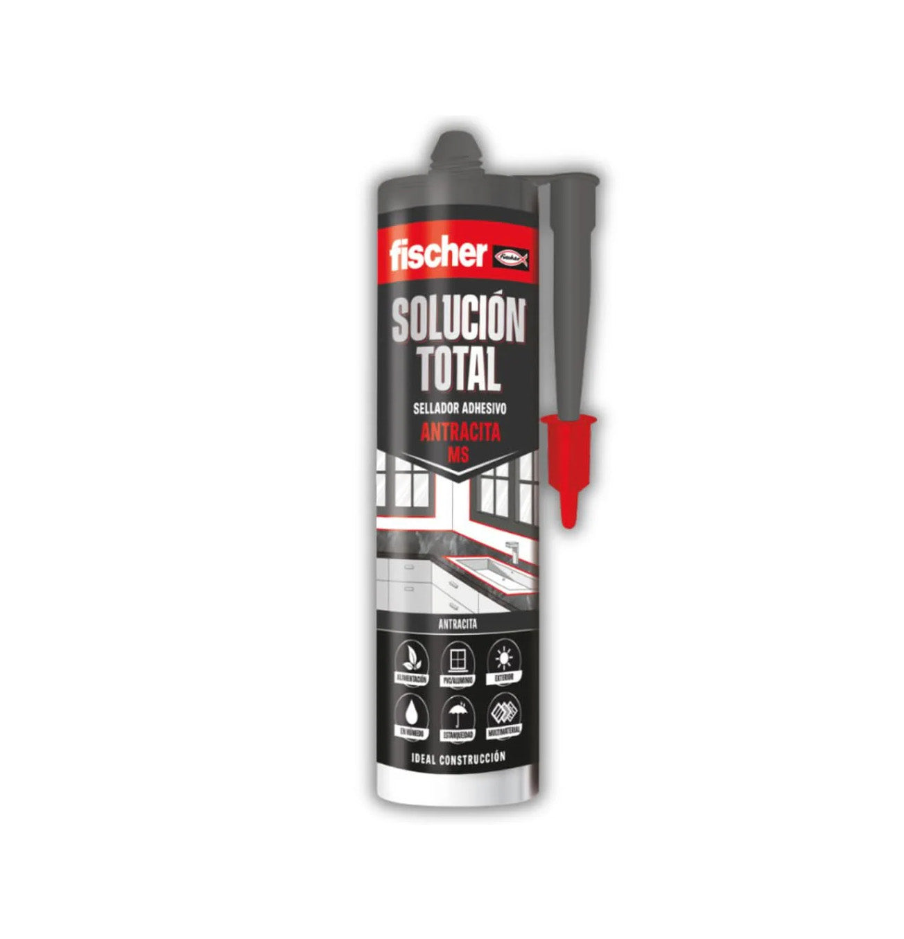 Cartuccia Sigillante Adesivo MS Soluzione Totale 290ml Fischer