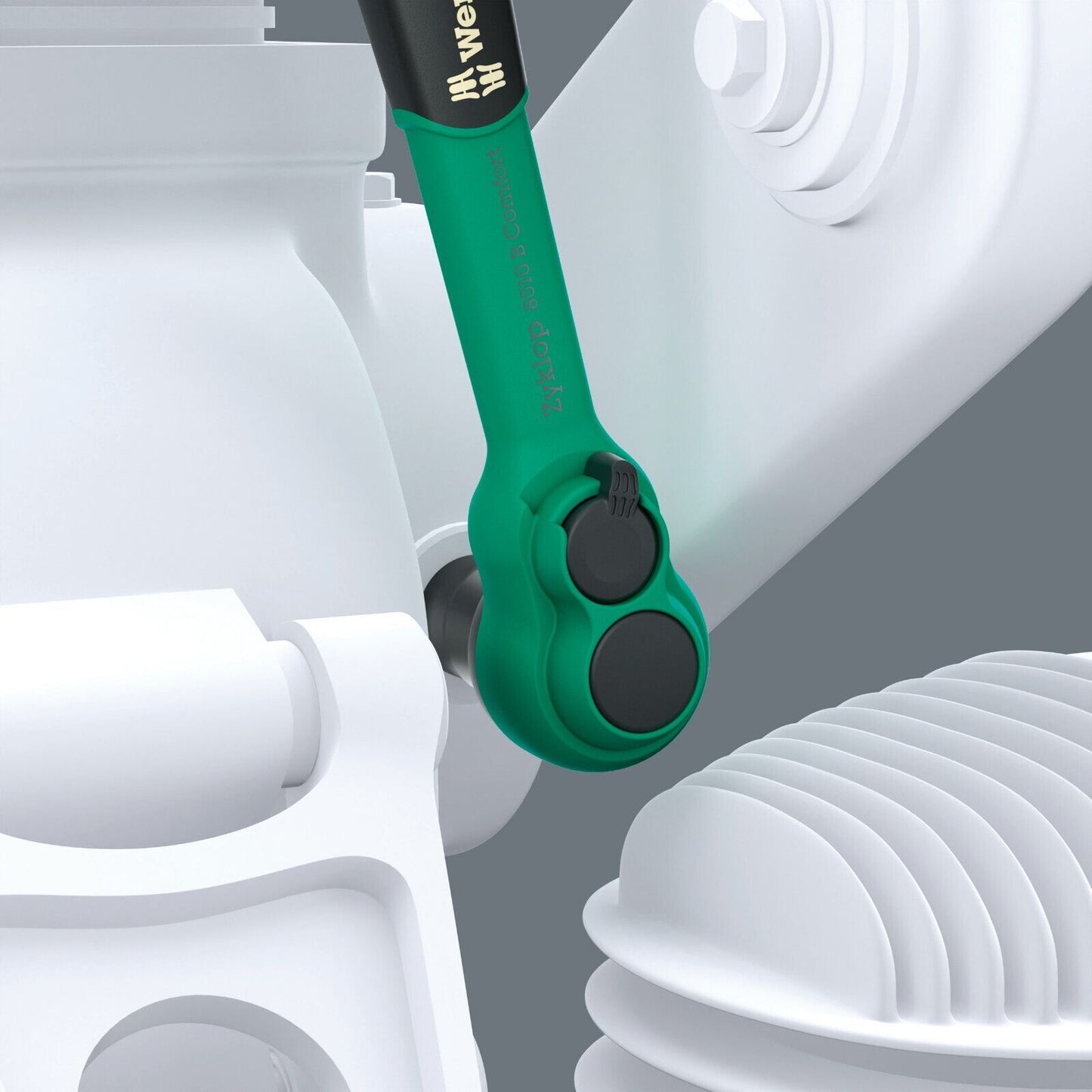 Set di cricchetti 16 pezzi Zyclop Comfort Switch Lever con azionamento da 3/8" 8100 SB 12